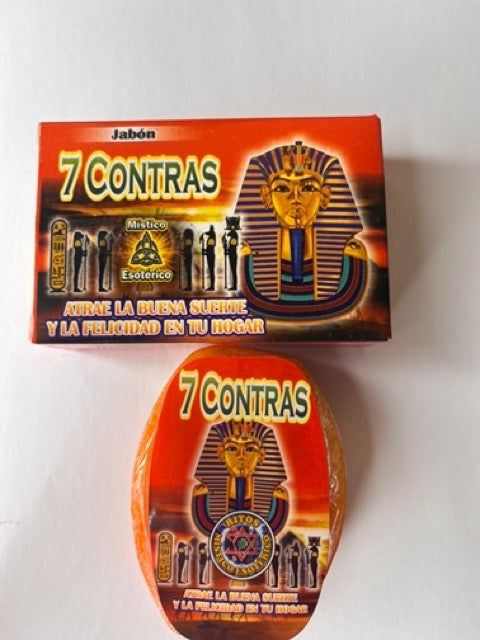 A.A Jabón Esotérico - 7 Contras (Corte de Negatividad y Limpieza Profunda)