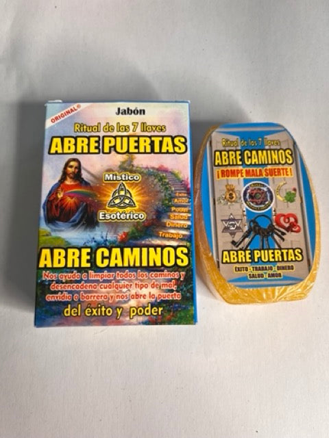 Jabon esoterico Abre Caminos y Abre Puertas