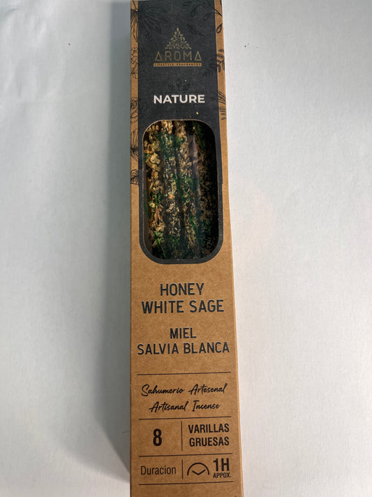Incienso miel y salvia blanca