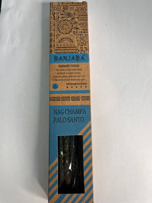 Incienso Fusión Nag Champa y Palo Santo