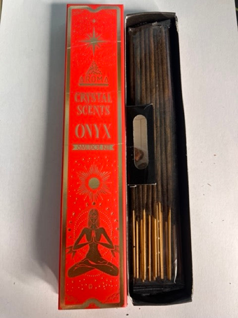 Incienso Onyx con chips de minerales