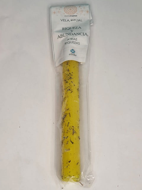 Vela ritualizada abundancia