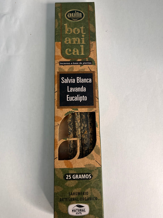 Incienso Salvia blanca, Lavanda y Eucalipto