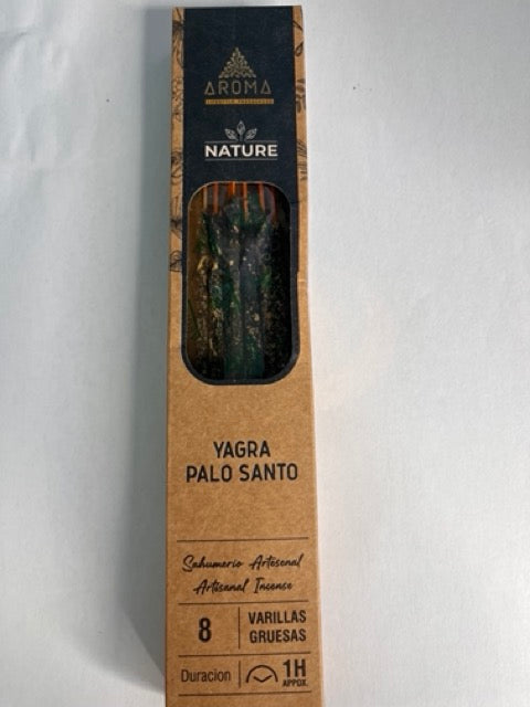 Incienso organico Yagra y palo santo